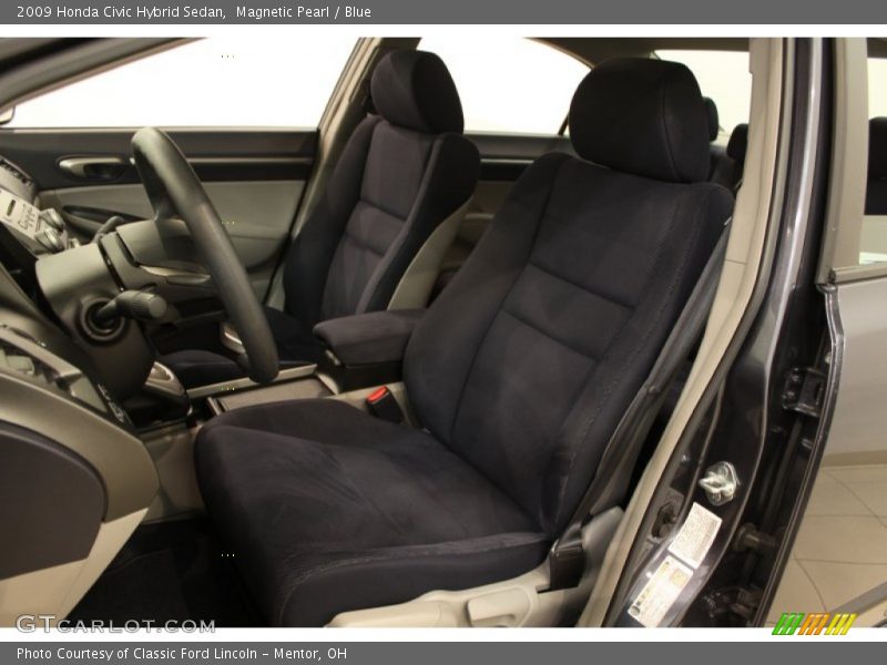 Magnetic Pearl / Blue 2009 Honda Civic Hybrid Sedan