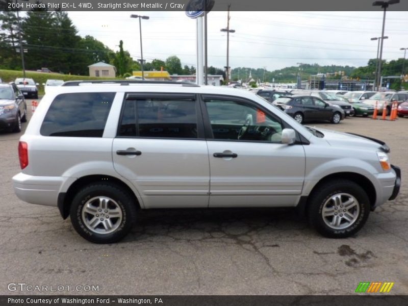 Starlight Silver Metallic / Gray 2004 Honda Pilot EX-L 4WD