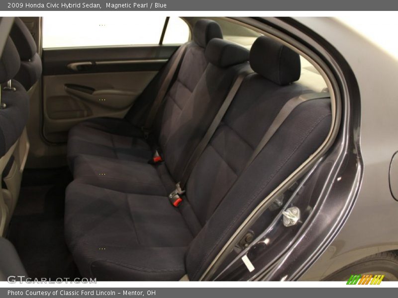 Magnetic Pearl / Blue 2009 Honda Civic Hybrid Sedan