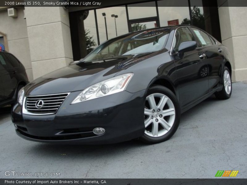 Smoky Granite Mica / Light Gray 2008 Lexus ES 350