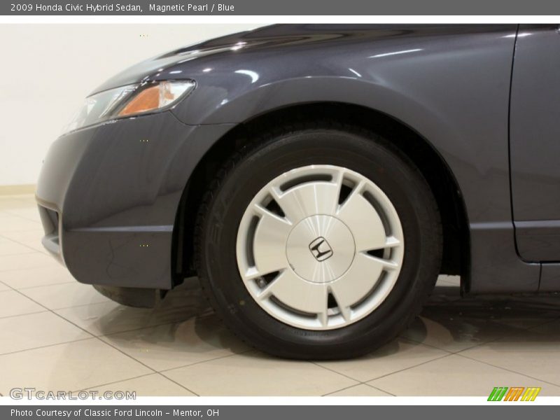 Magnetic Pearl / Blue 2009 Honda Civic Hybrid Sedan