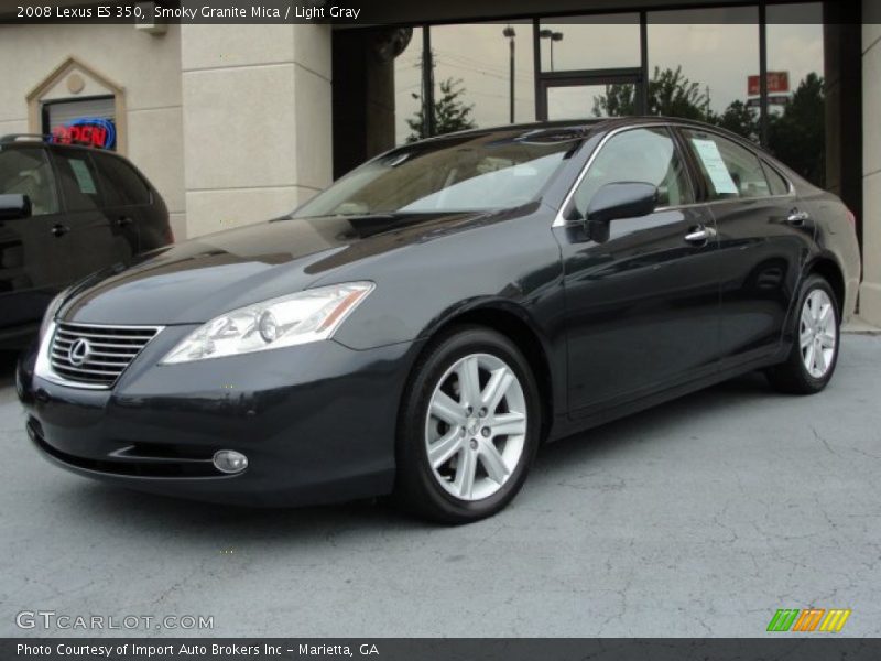 Smoky Granite Mica / Light Gray 2008 Lexus ES 350