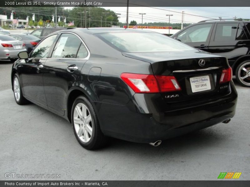 Smoky Granite Mica / Light Gray 2008 Lexus ES 350