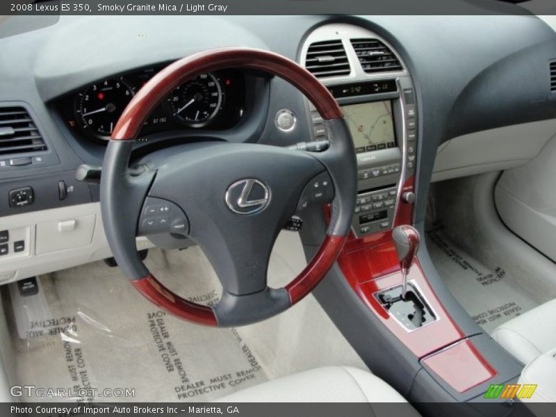 Smoky Granite Mica / Light Gray 2008 Lexus ES 350
