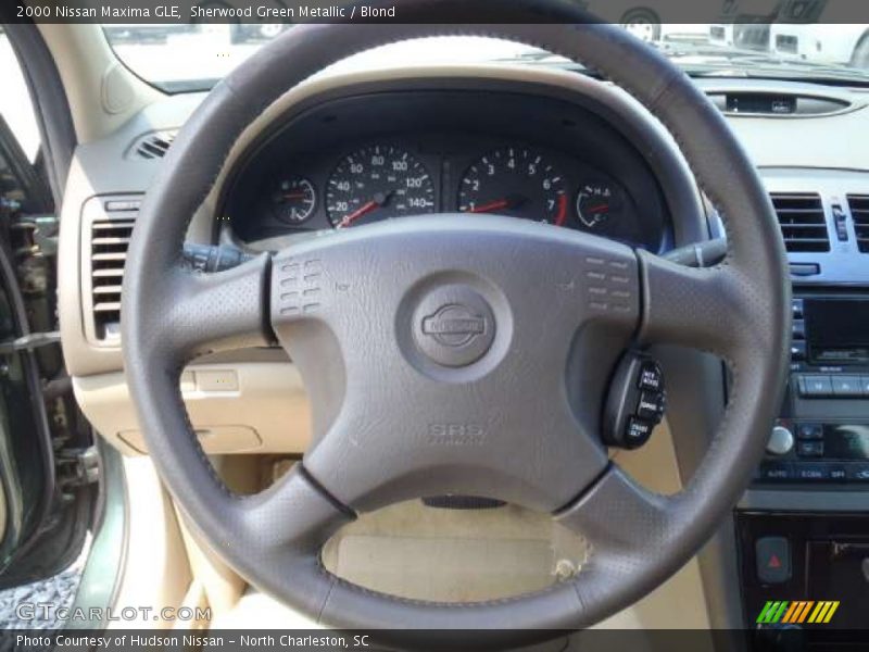 Sherwood Green Metallic / Blond 2000 Nissan Maxima GLE