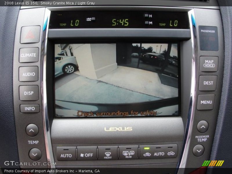 Smoky Granite Mica / Light Gray 2008 Lexus ES 350