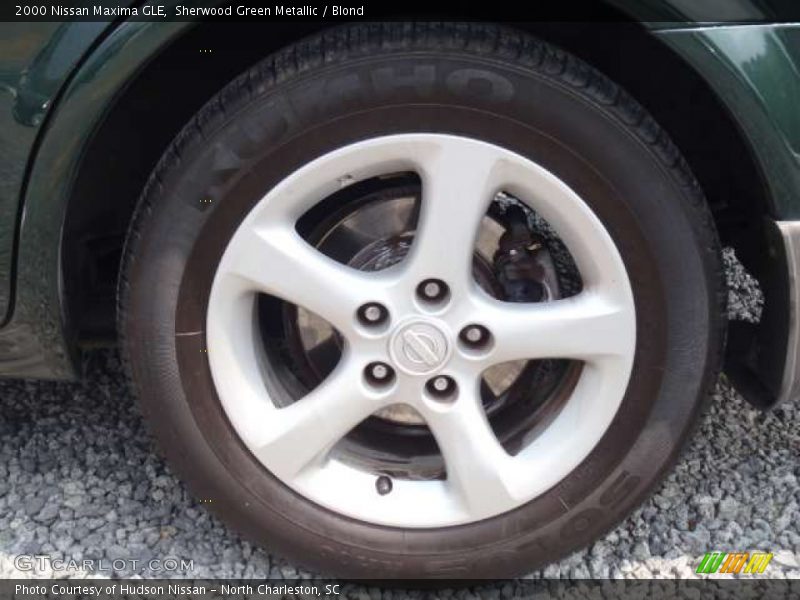 Sherwood Green Metallic / Blond 2000 Nissan Maxima GLE
