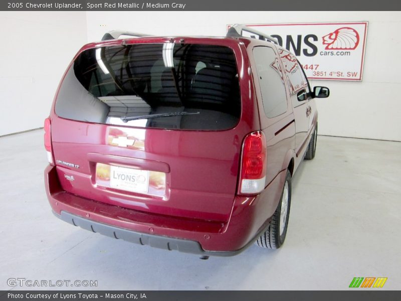 Sport Red Metallic / Medium Gray 2005 Chevrolet Uplander