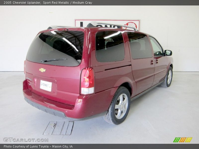 Sport Red Metallic / Medium Gray 2005 Chevrolet Uplander
