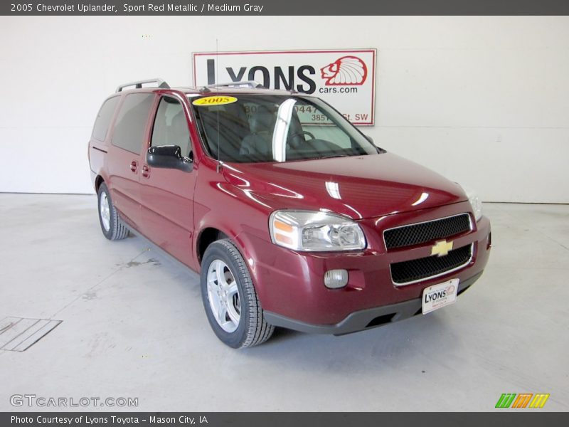 Sport Red Metallic / Medium Gray 2005 Chevrolet Uplander