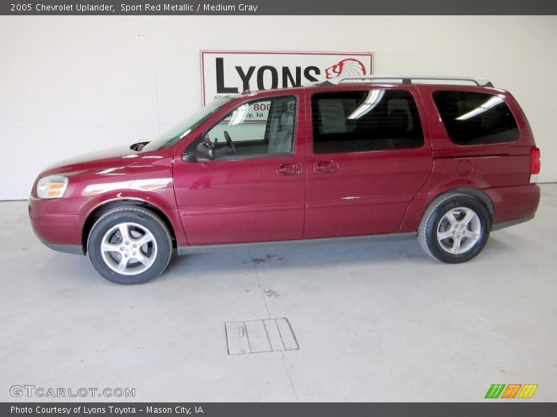 Sport Red Metallic / Medium Gray 2005 Chevrolet Uplander