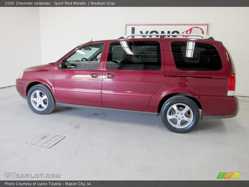 Sport Red Metallic / Medium Gray 2005 Chevrolet Uplander