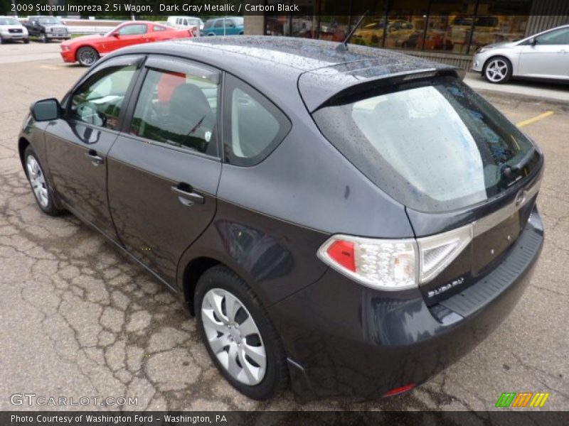 Dark Gray Metallic / Carbon Black 2009 Subaru Impreza 2.5i Wagon