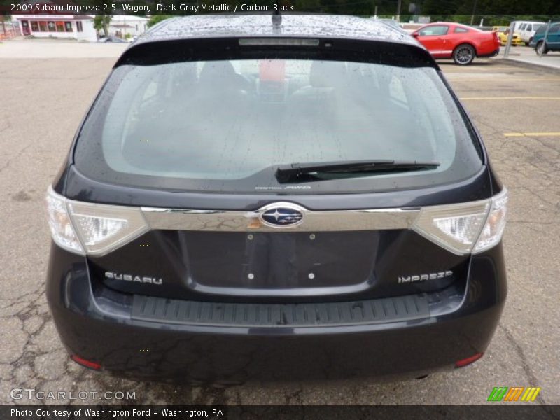 Dark Gray Metallic / Carbon Black 2009 Subaru Impreza 2.5i Wagon