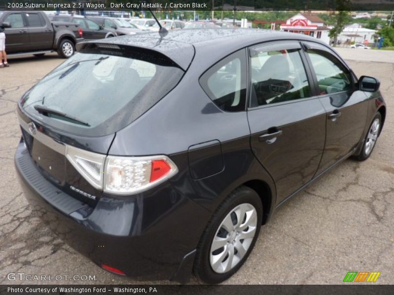 Dark Gray Metallic / Carbon Black 2009 Subaru Impreza 2.5i Wagon