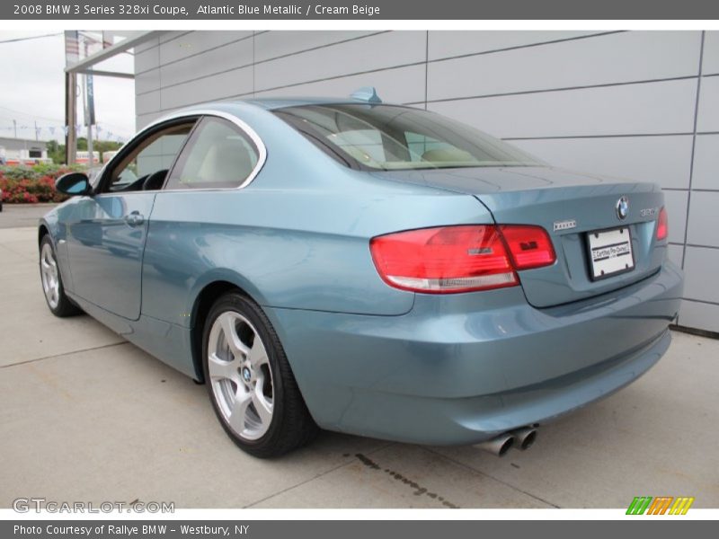 Atlantic Blue Metallic / Cream Beige 2008 BMW 3 Series 328xi Coupe