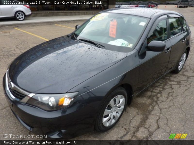 Dark Gray Metallic / Carbon Black 2009 Subaru Impreza 2.5i Wagon