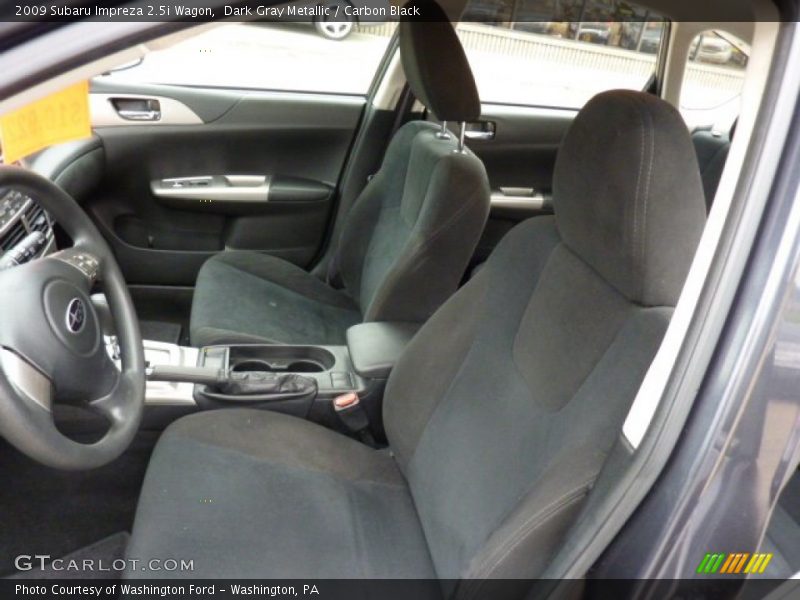 Dark Gray Metallic / Carbon Black 2009 Subaru Impreza 2.5i Wagon
