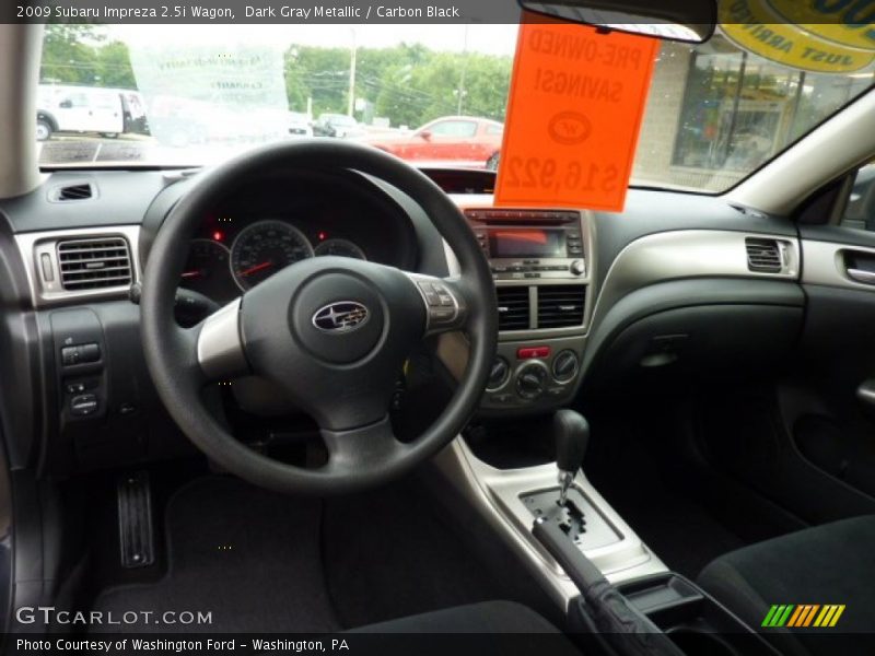 Dark Gray Metallic / Carbon Black 2009 Subaru Impreza 2.5i Wagon