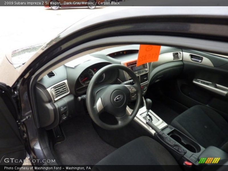 Dark Gray Metallic / Carbon Black 2009 Subaru Impreza 2.5i Wagon