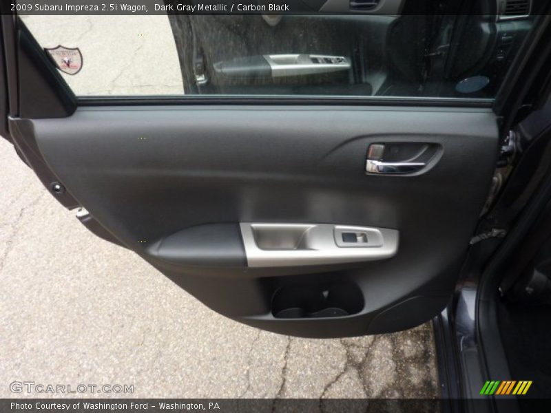 Dark Gray Metallic / Carbon Black 2009 Subaru Impreza 2.5i Wagon