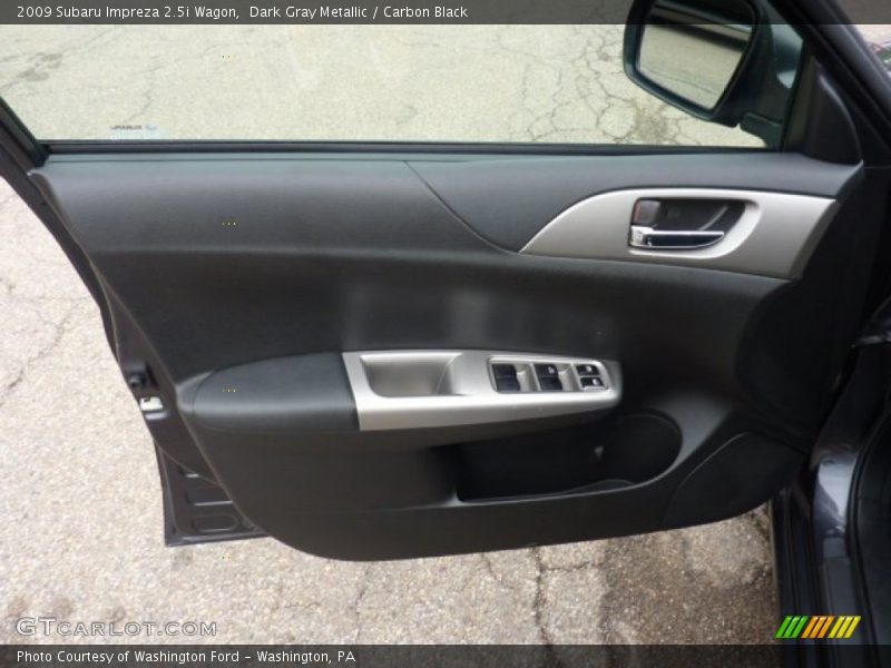 Dark Gray Metallic / Carbon Black 2009 Subaru Impreza 2.5i Wagon