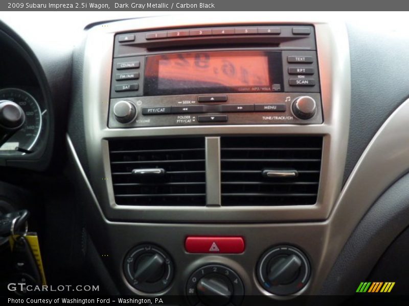 Dark Gray Metallic / Carbon Black 2009 Subaru Impreza 2.5i Wagon