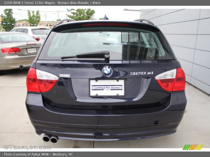 Monaco Blue Metallic / Black 2008 BMW 3 Series 328xi Wagon