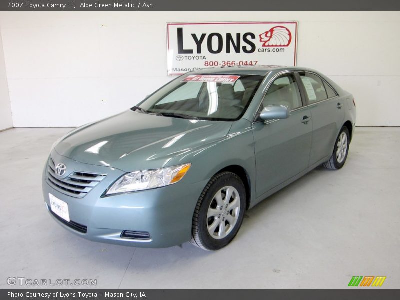 Aloe Green Metallic / Ash 2007 Toyota Camry LE