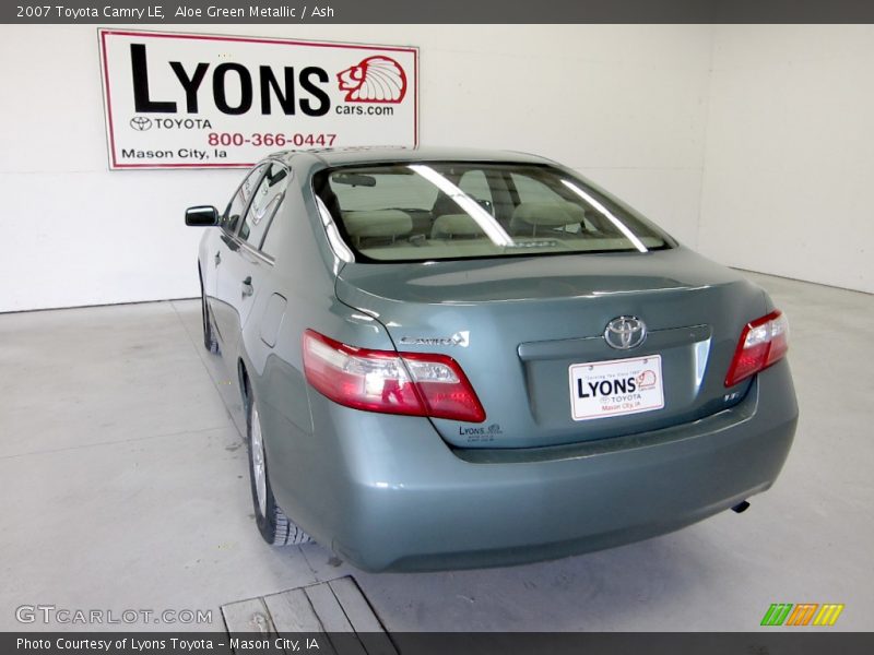 Aloe Green Metallic / Ash 2007 Toyota Camry LE