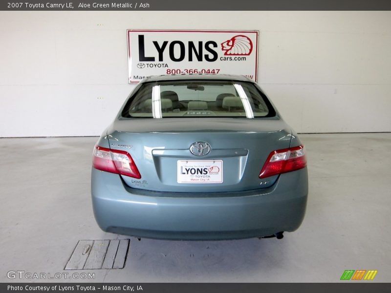 Aloe Green Metallic / Ash 2007 Toyota Camry LE
