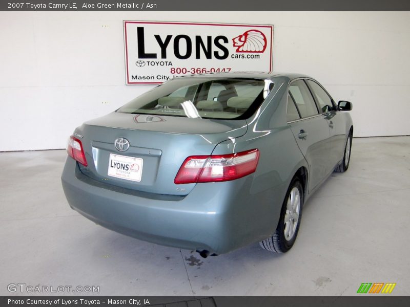 Aloe Green Metallic / Ash 2007 Toyota Camry LE