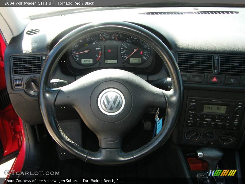 Tornado Red / Black 2004 Volkswagen GTI 1.8T