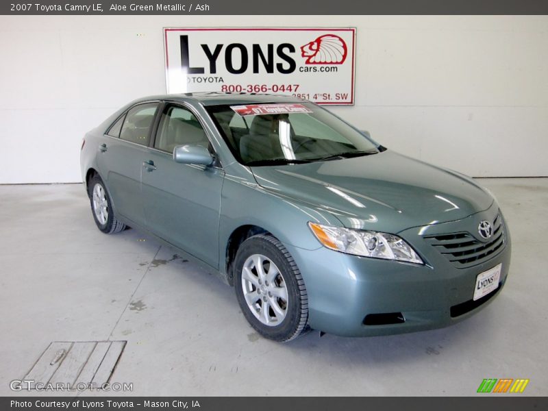 Aloe Green Metallic / Ash 2007 Toyota Camry LE