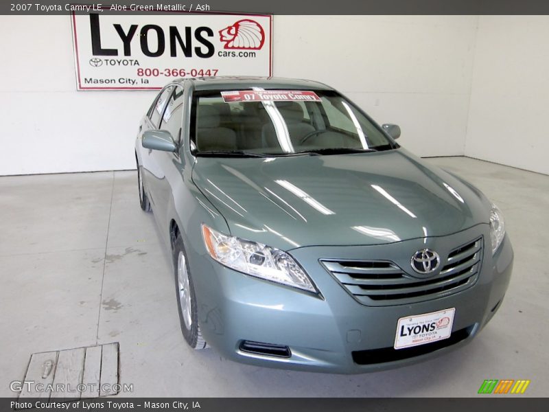 Aloe Green Metallic / Ash 2007 Toyota Camry LE