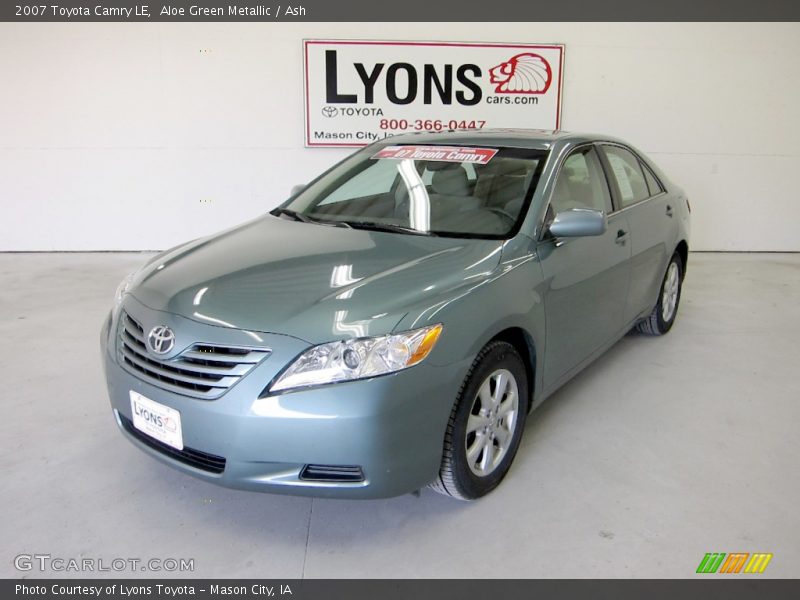 Aloe Green Metallic / Ash 2007 Toyota Camry LE