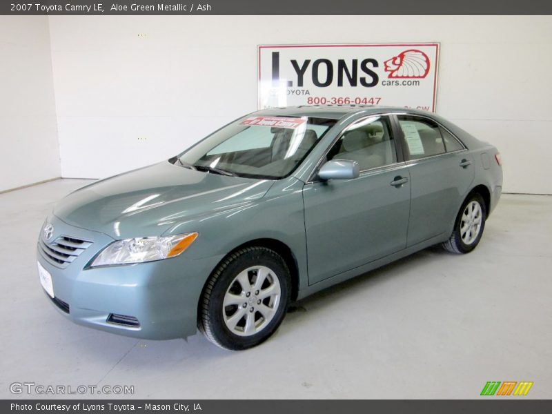 Aloe Green Metallic / Ash 2007 Toyota Camry LE