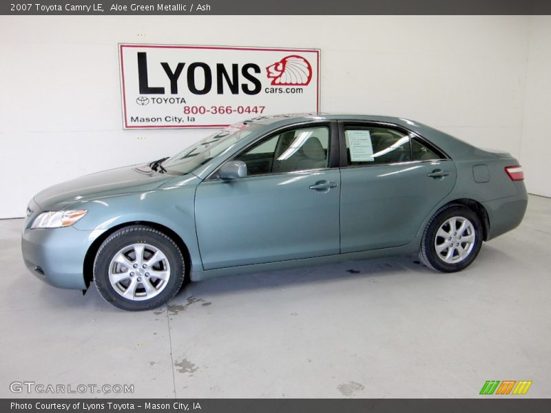 Aloe Green Metallic / Ash 2007 Toyota Camry LE