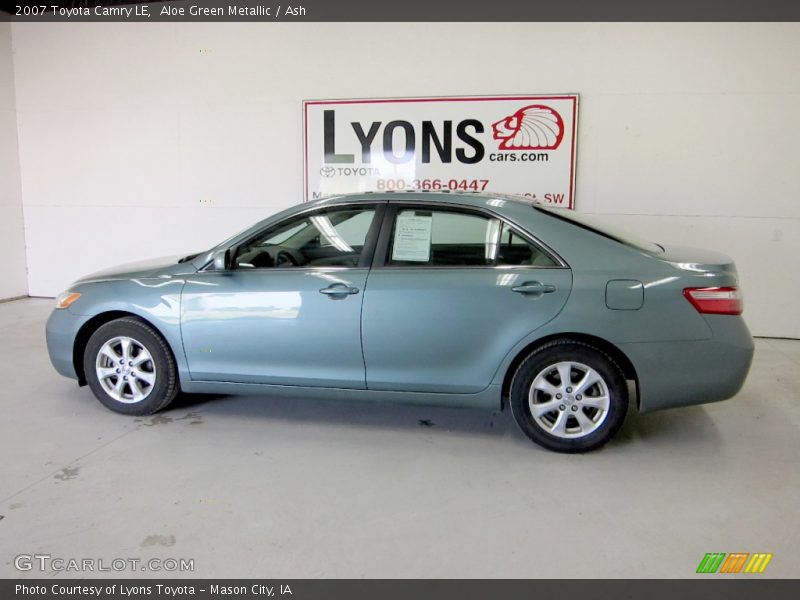 Aloe Green Metallic / Ash 2007 Toyota Camry LE