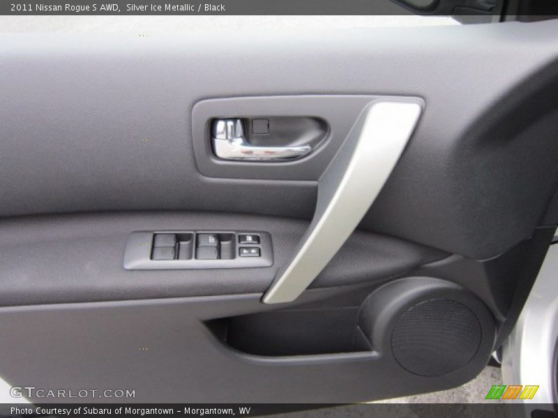 Silver Ice Metallic / Black 2011 Nissan Rogue S AWD