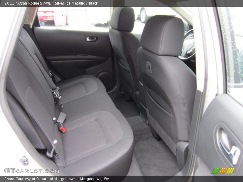 Silver Ice Metallic / Black 2011 Nissan Rogue S AWD