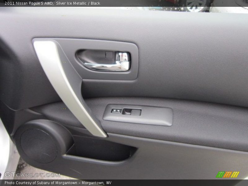 Silver Ice Metallic / Black 2011 Nissan Rogue S AWD