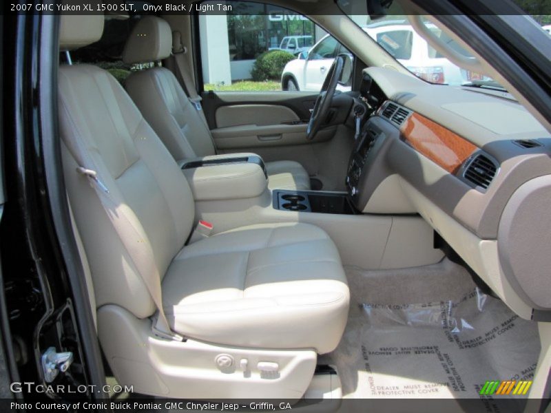 Onyx Black / Light Tan 2007 GMC Yukon XL 1500 SLT