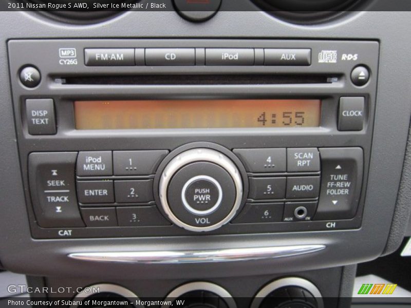 Silver Ice Metallic / Black 2011 Nissan Rogue S AWD