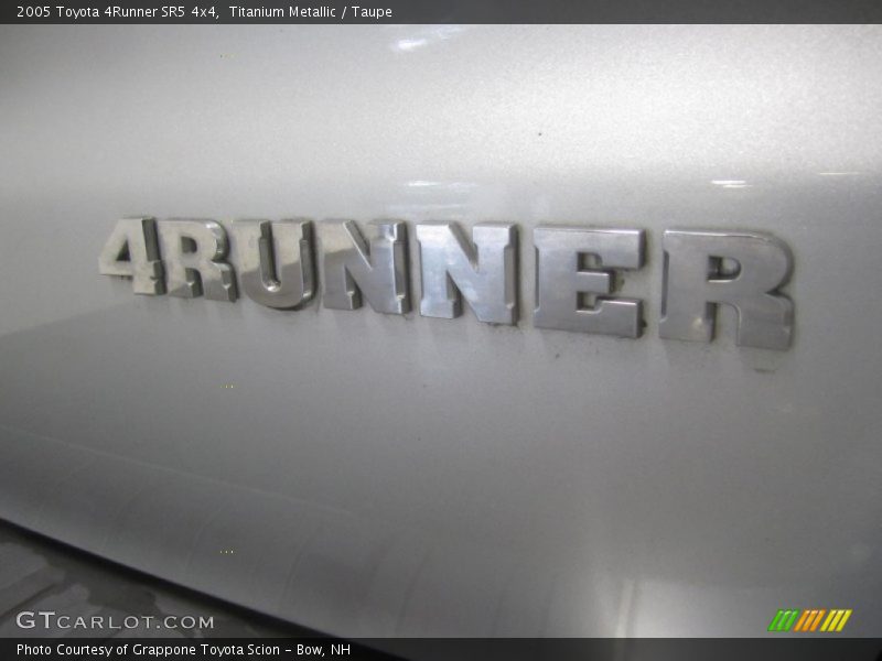 Titanium Metallic / Taupe 2005 Toyota 4Runner SR5 4x4