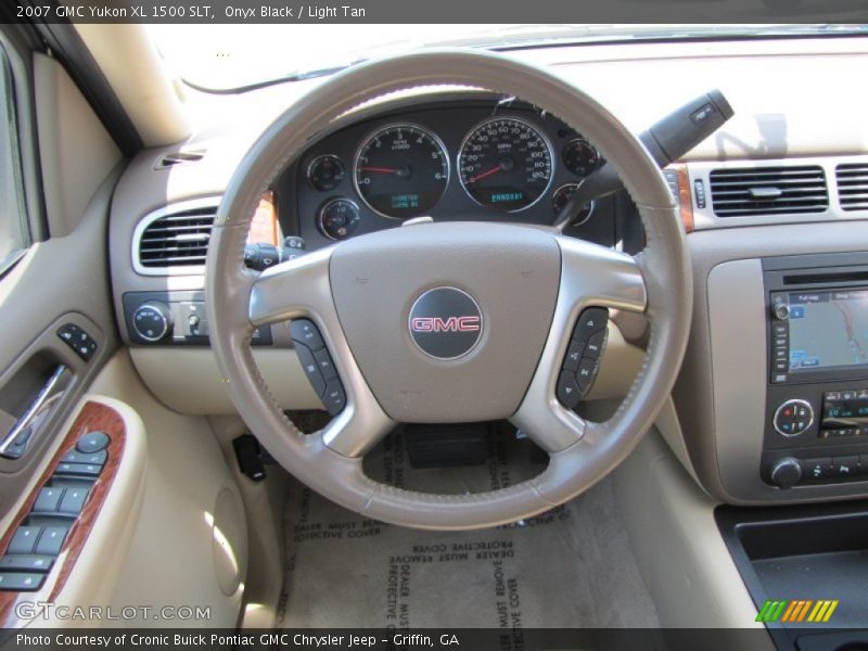Onyx Black / Light Tan 2007 GMC Yukon XL 1500 SLT