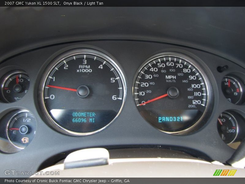 Onyx Black / Light Tan 2007 GMC Yukon XL 1500 SLT
