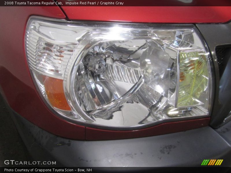 Impulse Red Pearl / Graphite Gray 2008 Toyota Tacoma Regular Cab