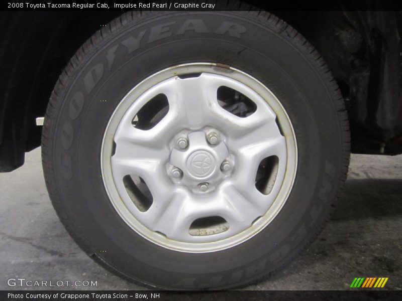 Impulse Red Pearl / Graphite Gray 2008 Toyota Tacoma Regular Cab