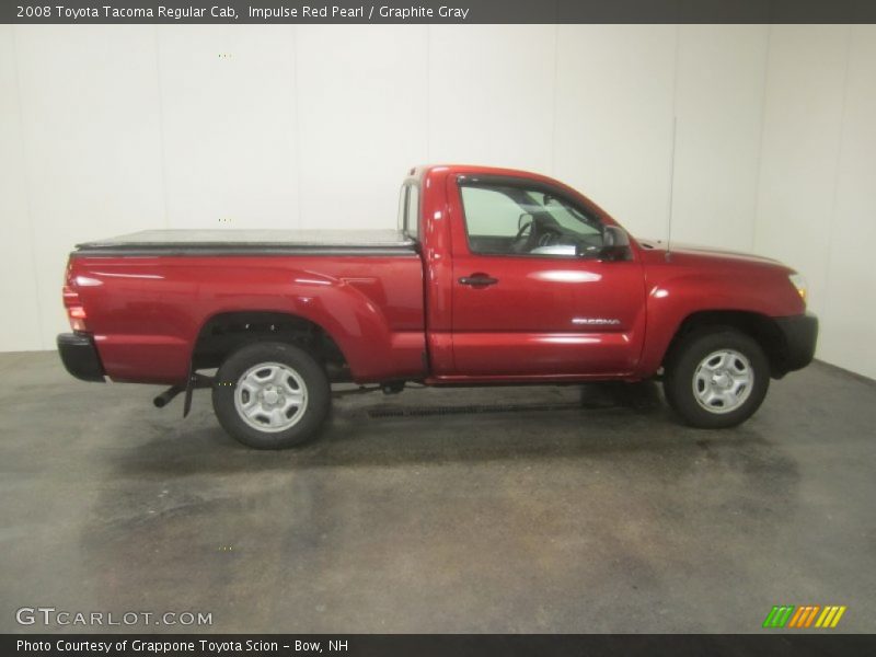 Impulse Red Pearl / Graphite Gray 2008 Toyota Tacoma Regular Cab